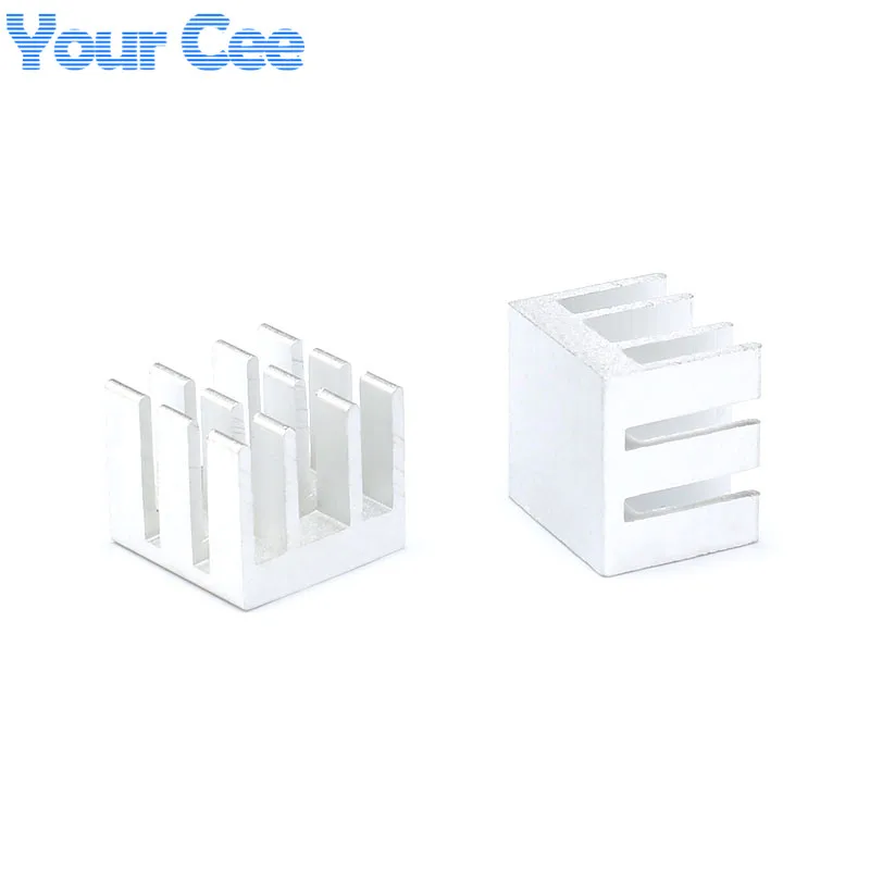 Радиатор охлаждения 10 шт. алюминиевый радиатор для микросхем IC LED 13*13*11 мм