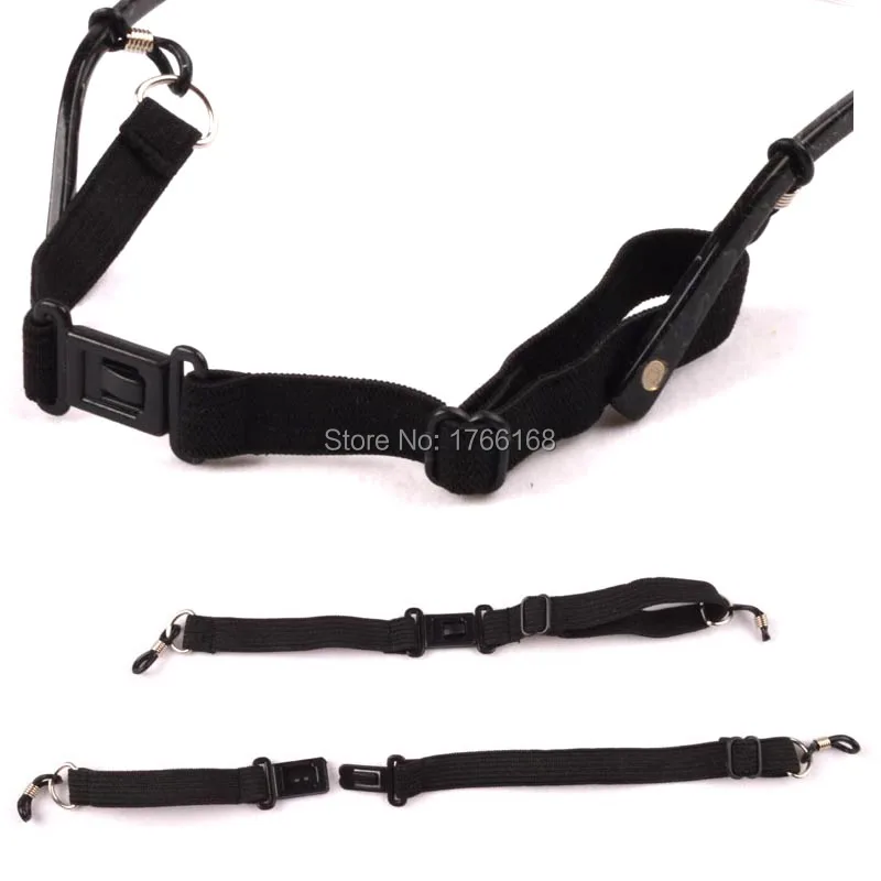 

Sun Glasses Sports Sunglasses Adjustable Elastic Band Strap Black flexible glasses Cord