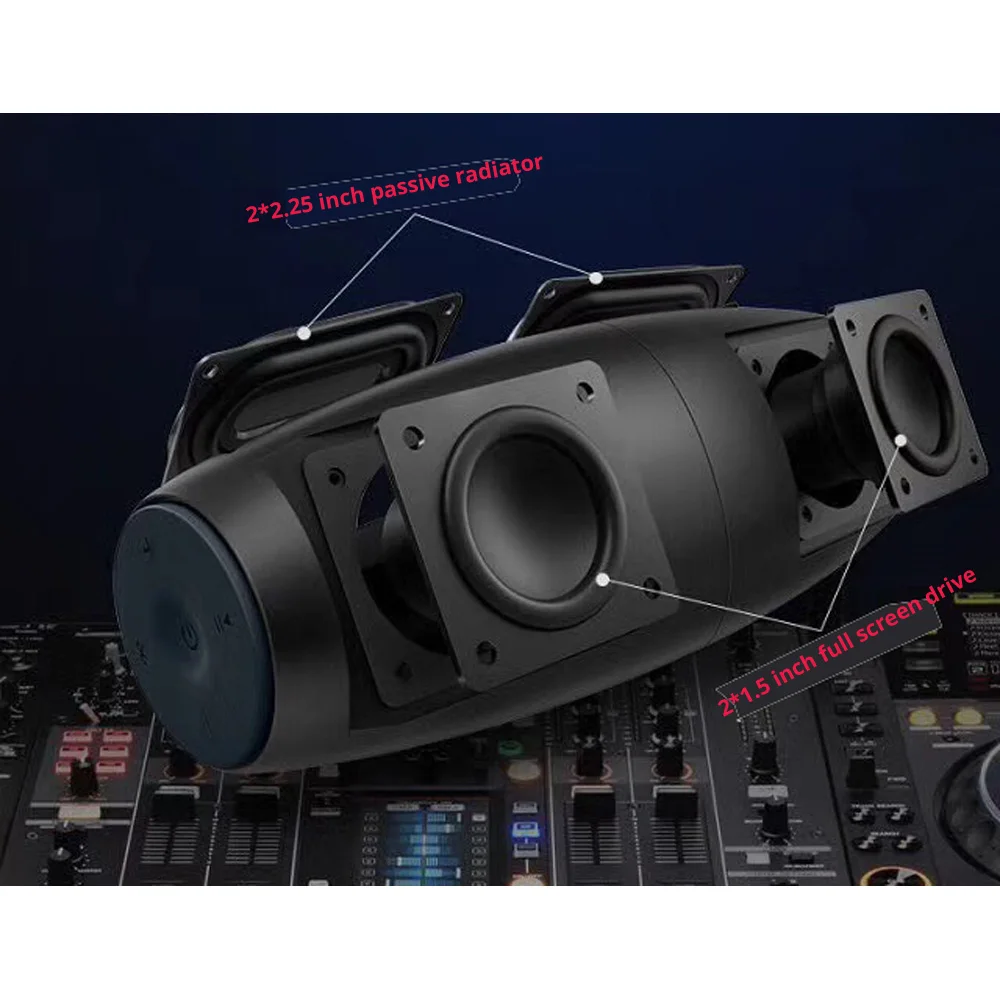 Регби Bluetooth колонки 2 1 беспроводной портативный звуковой блок 10 Вт большой