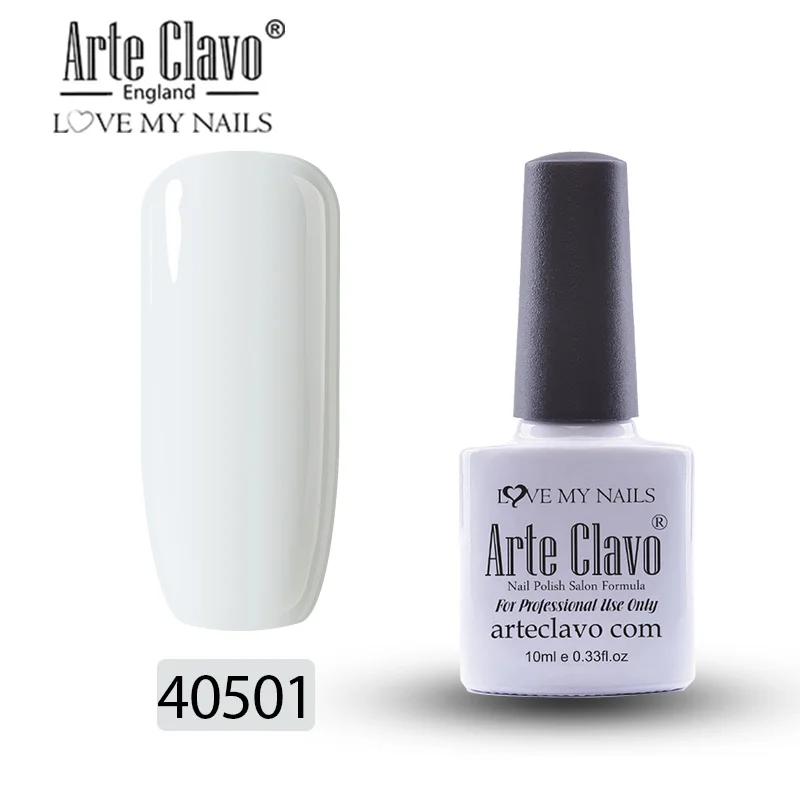 40501 Arte Clavo гель лак 10 мл гель лак для ногтей 79 цветов для маникюра УФ лаковое гелевое покрытие для ногтей Отмачивание лака основа верхнее покрытие - Цвет: 40501
