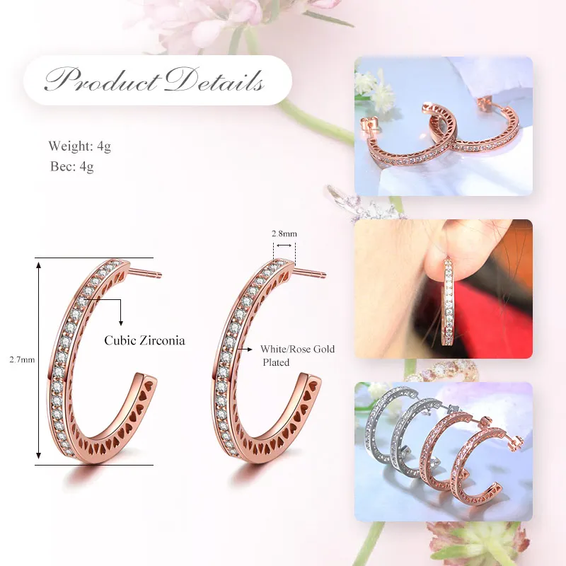 UMODE Новые прозрачные круглые циркониевые открытые C серьги в форме капель для