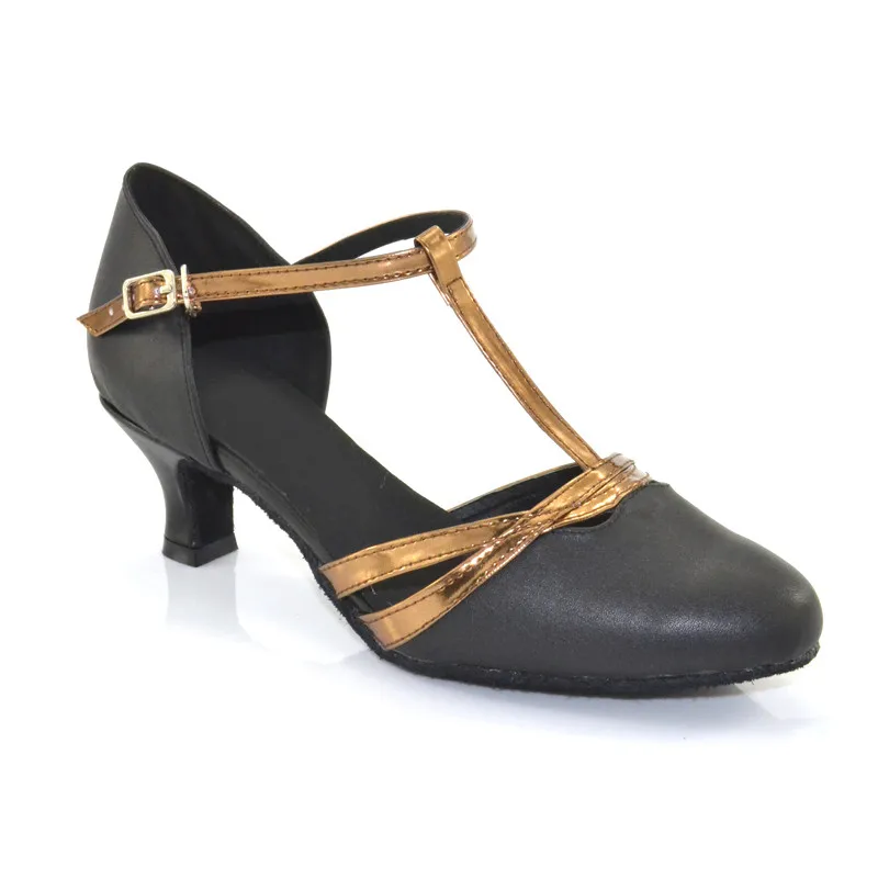 Новый дизайн женские туфли для танго и сальсы бальные латинских танцев Каблук 2