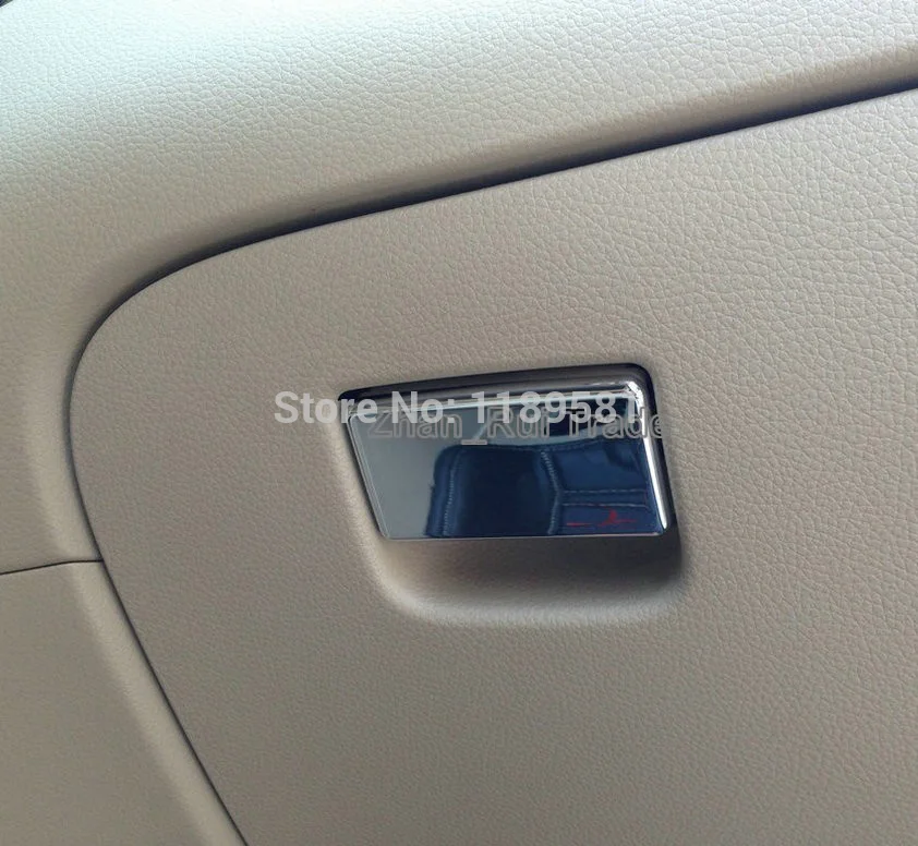 

For Nissan Qashqai 2014 2015 2016 ABS Chrome Inside Interior Storage box handle Cover Trim Car Accessories Stickers W4