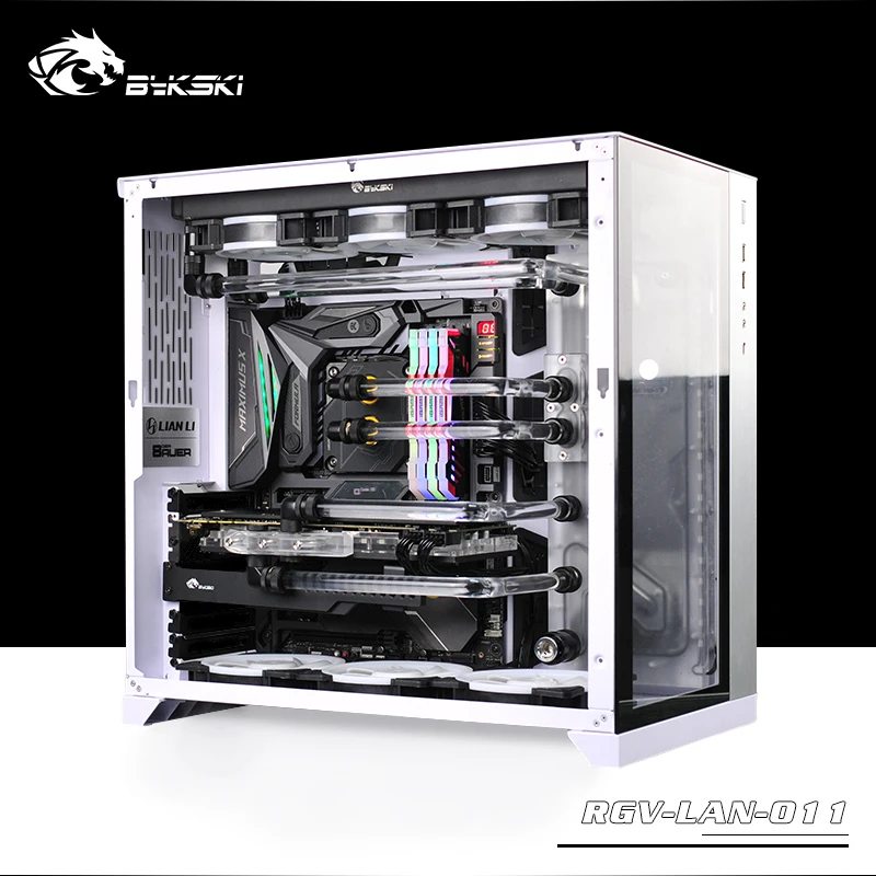 Bykski водный охладитель пластина для Lian Li PC-O11 динамический чехол, RBW(5 V), подходит для водяного охлаждения здания