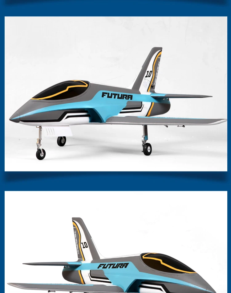 Радиоуправляемый самолет FMS Plane 80 мм Futura V2 воздуховод вентилятор EDF Jet высокоскоростной гоночный 6S 6CH с рефлекторным гироскопом EPO PNP модель самолет для хобби