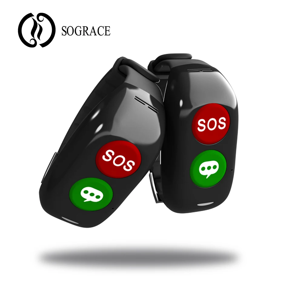 Sograce смарт-браслет 2018 SOS Gps сердечного ритма крови Давление Smart активности браслет