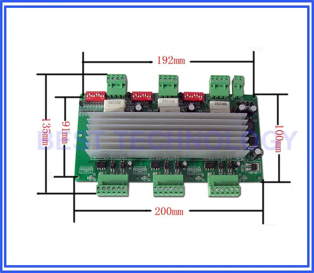 Driver 4A 12-42VDC 64 Microstep 3Axis Stepper motor Board stepping control board for nema17 nema23 stepper motor!. | Обустройство