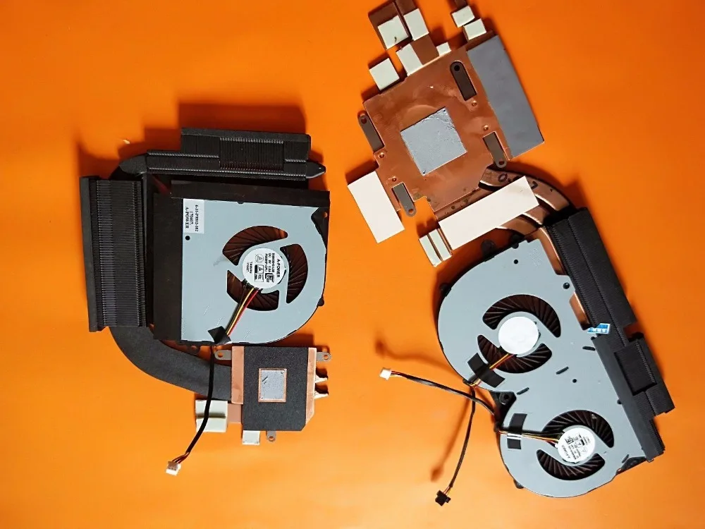 Новинка для clevo P950hp ER HR P955ER cpu fan + GPU heatsink 3 провода|Охлаждающие подставки ноутбуков|