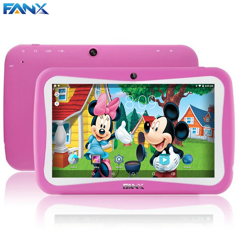 Free Shipping WeCool Kids Gift TAB 7 inch Children Games Tablet PC RK3126 Quad Core PAD Android 5.1 MID Birthday | Компьютеры и офис
