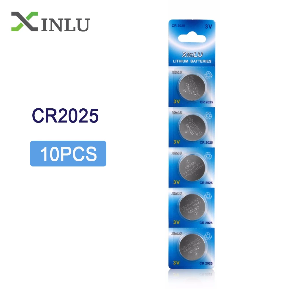10 шт./лот CR2025 ECR2025 DL2025 BR2025 2025 KCR2025 L12 Кнопочная батарея для часов Cosmosnewland|batteries for