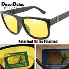 Солнцезащитные очки с зеркальными линзами UV400 для мужчин и женщин, поляризационные, квадратной формы, брендовые дизайнерские, для вождения, 2020