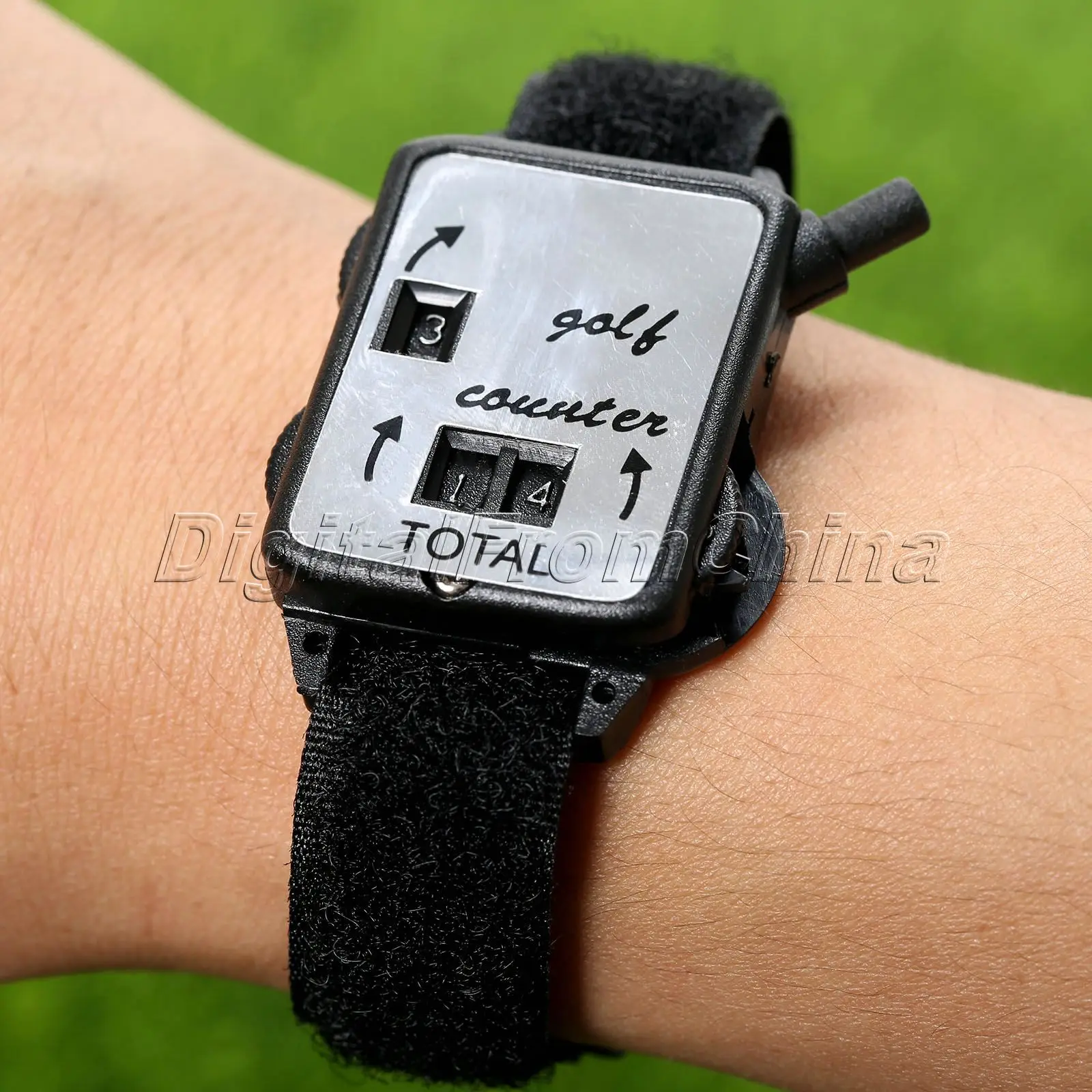 Черный 1Pc Пластиковые Мини гольф учебные пособия браслет Гольф клуб ход Оценка