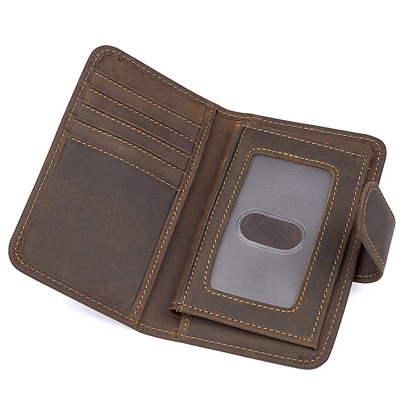 2017 New Fashion Men Wallets Genuine Leather Hasp Wallet Men's Short Design Purse Two Fold Carteira Card Holder | Багаж и сумки