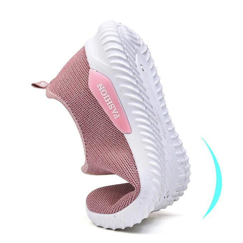 Женские летние кроссовки модные носки женская Вулканизированная обувь