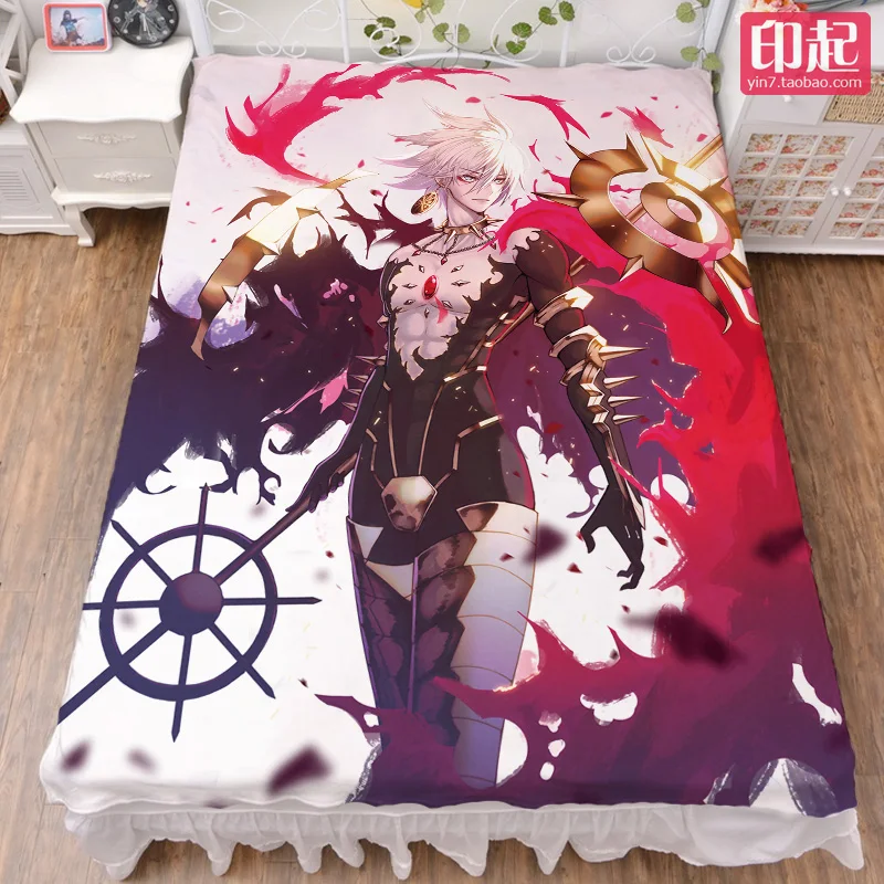 Обновленная постельная Простыня из аниме Fate/Apocrypha FGO постельное белье молочного