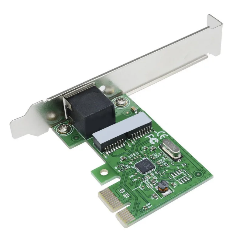 Гигабитный Ethernet LAN PCI-E Exrpess сетевой адаптер карты Настольный контроллер интерфейс