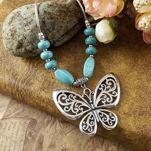 Оптовая продажа ювелирных изделий Европа Новый тибетский серебряный заявление