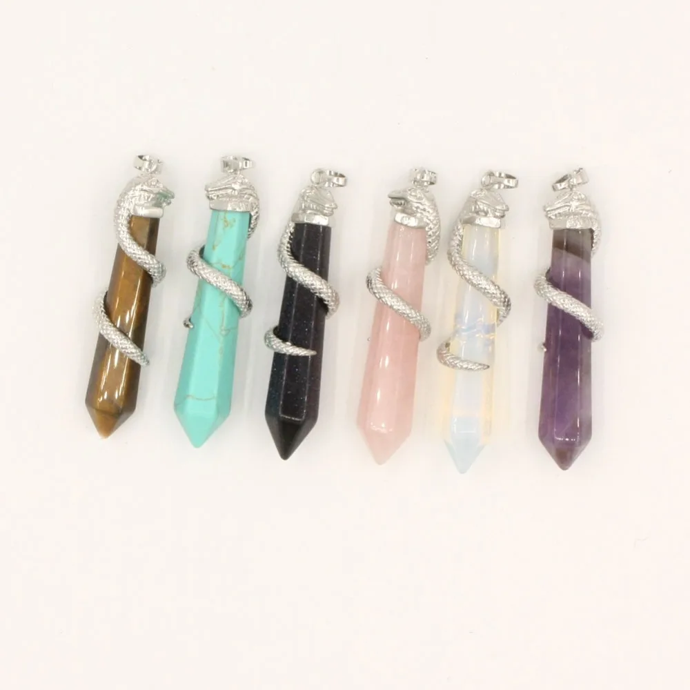 7 вариантов Натуральная Розовая эритроточка Посеребренная Подвеска в виде