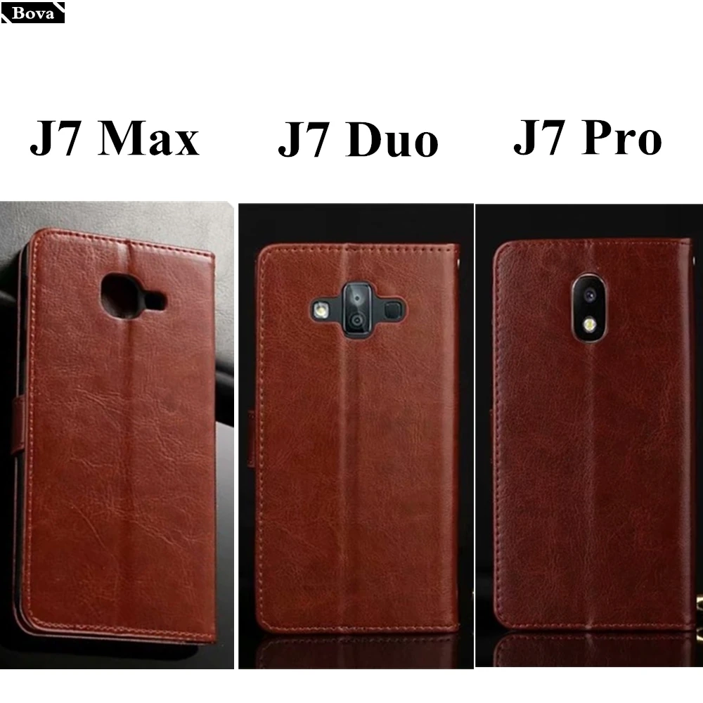 Чехол книжка из искусственной кожи для Samsung Galaxy J7 Duo Max Pro|Бамперы| |