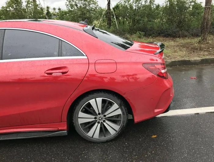 Для Benz CLA спойлер CLA45 W117 и задних сидений со стеклянным верхом крылья спойлер AMG стиль CLA 200 250 260 2013