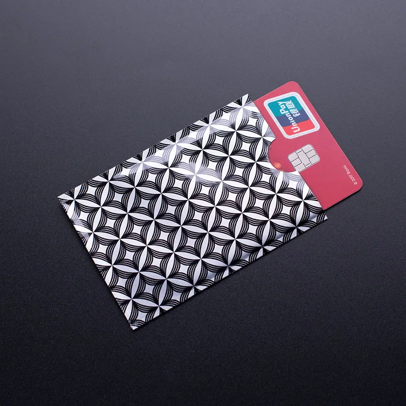 Алюминиевый держатель для Карт Rfid Чехлы для кредитных карт Rfid Блокировка банковских карт Защита Porte Carte защитный кошелек для карт - Цвет: A