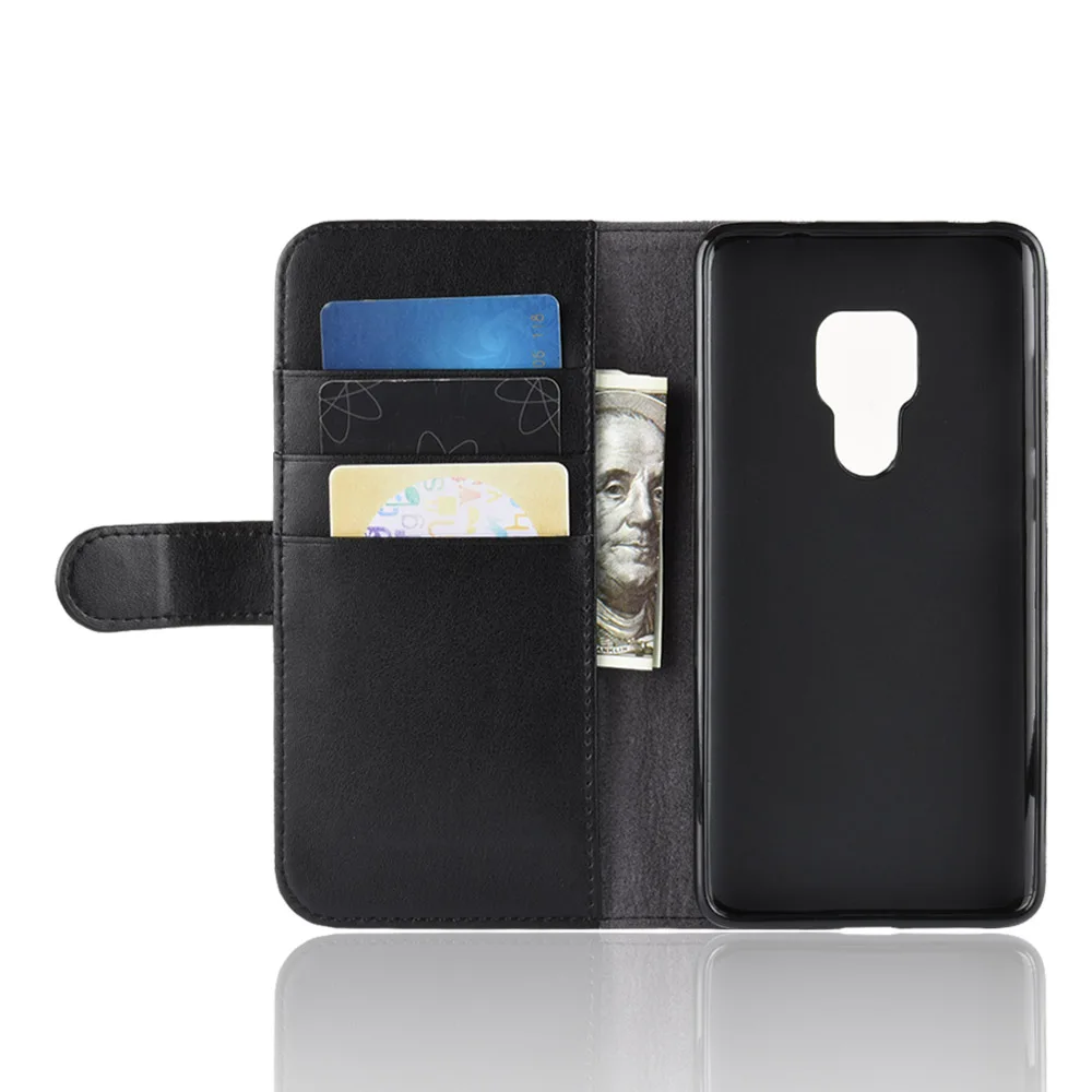 HUDOSSEN For Huawei Mate 20 HMA-L09 HMA-L29 Case Luxury Flip Genuine Leather Soft TPU Back Cover Phone | Мобильные телефоны и