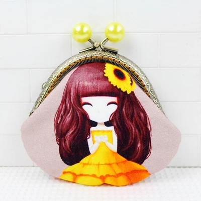 Кошелек из хлопчатобумажной ткани для девочек 8 5 см | Дом и сад