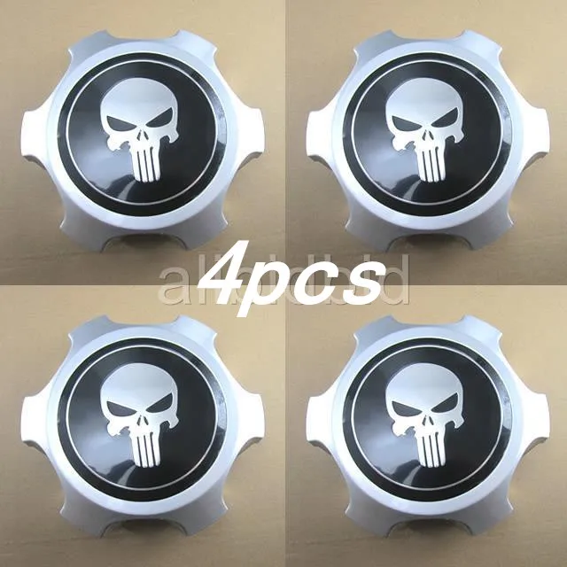 4 предмета в комплекте Ступица колеса центр Шапки концентратор эмблема череп для