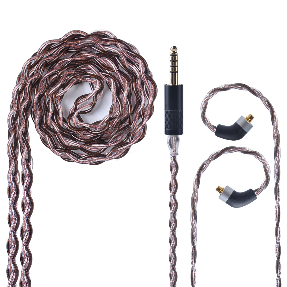 UPOCC NEOTECH 26AWG 7N однокристальный медный кабель 2 5/3 5/4 4 мм сбалансированный с MMCX/2