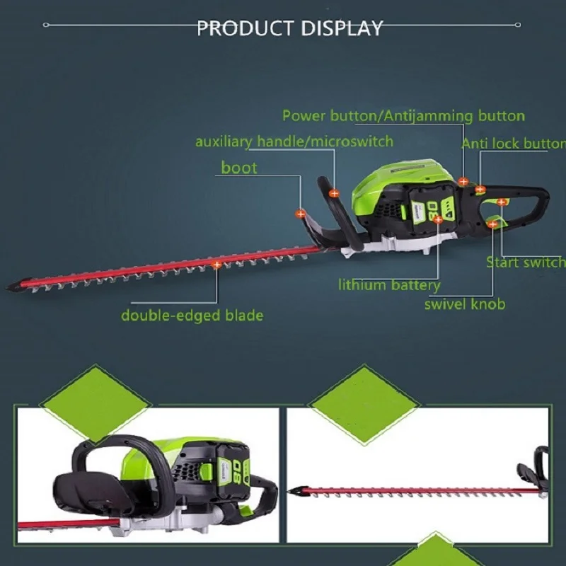 Greenworks Новое поступление садовый инструмент GD80HT 80 в хедж-триммер 66 см/триммер для травы не включая аккумулятор или зарядное устройство