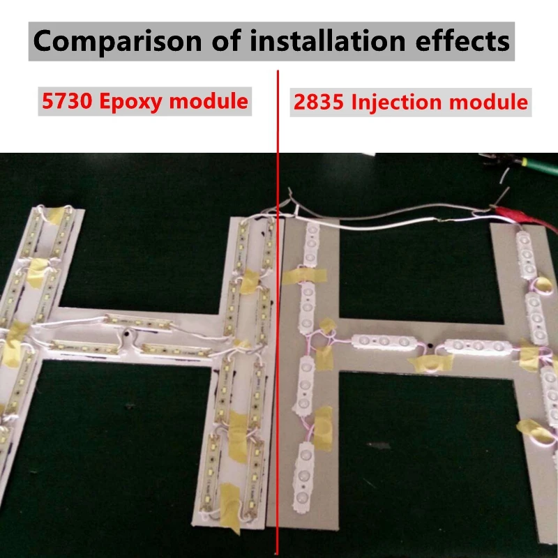 1500 шт./лот постоянный ток SMD 2835 3 светодиодный s 1,5 Вт инъекций линза светодиодного модуля 160 степеней 12-вольтовый Водонепроницаемый рекламы светильник