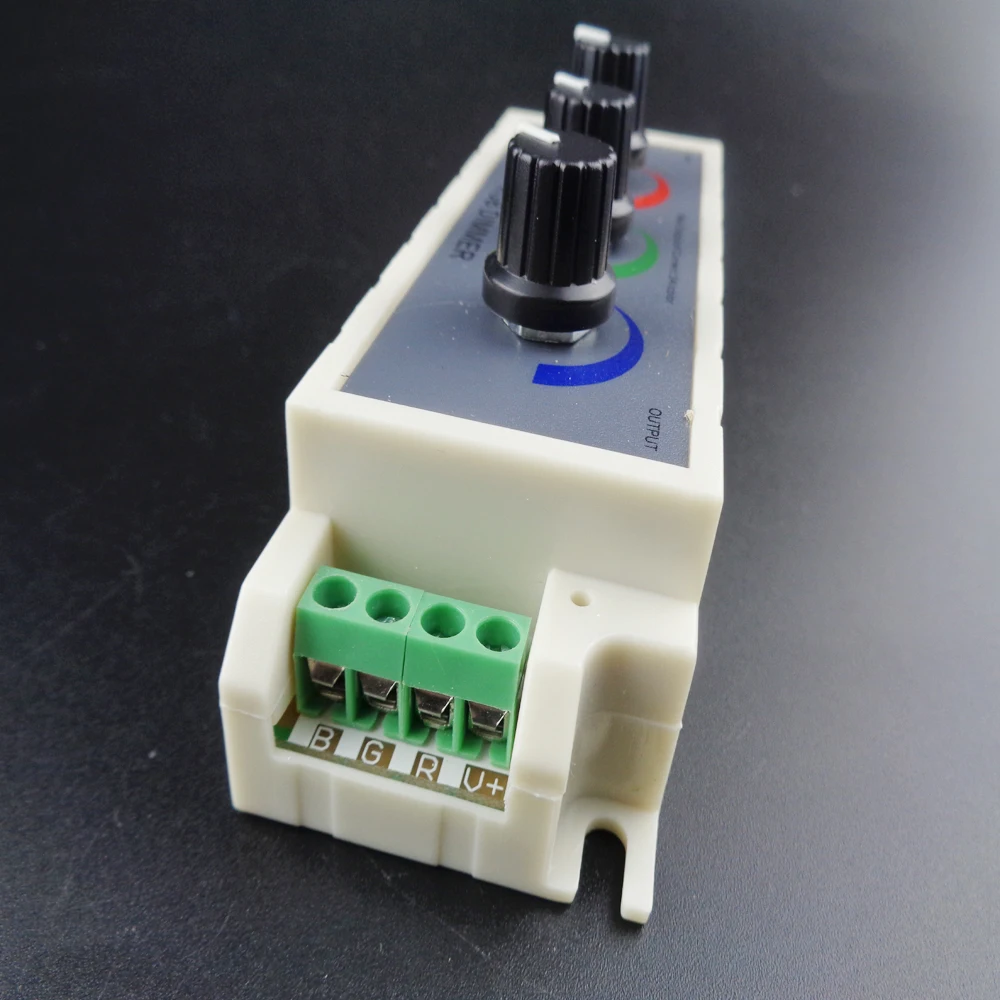 Rgb контроллер 3 канала DC12 24V RGB led диммер для светодиодной ленты 3528 5050 лучшее