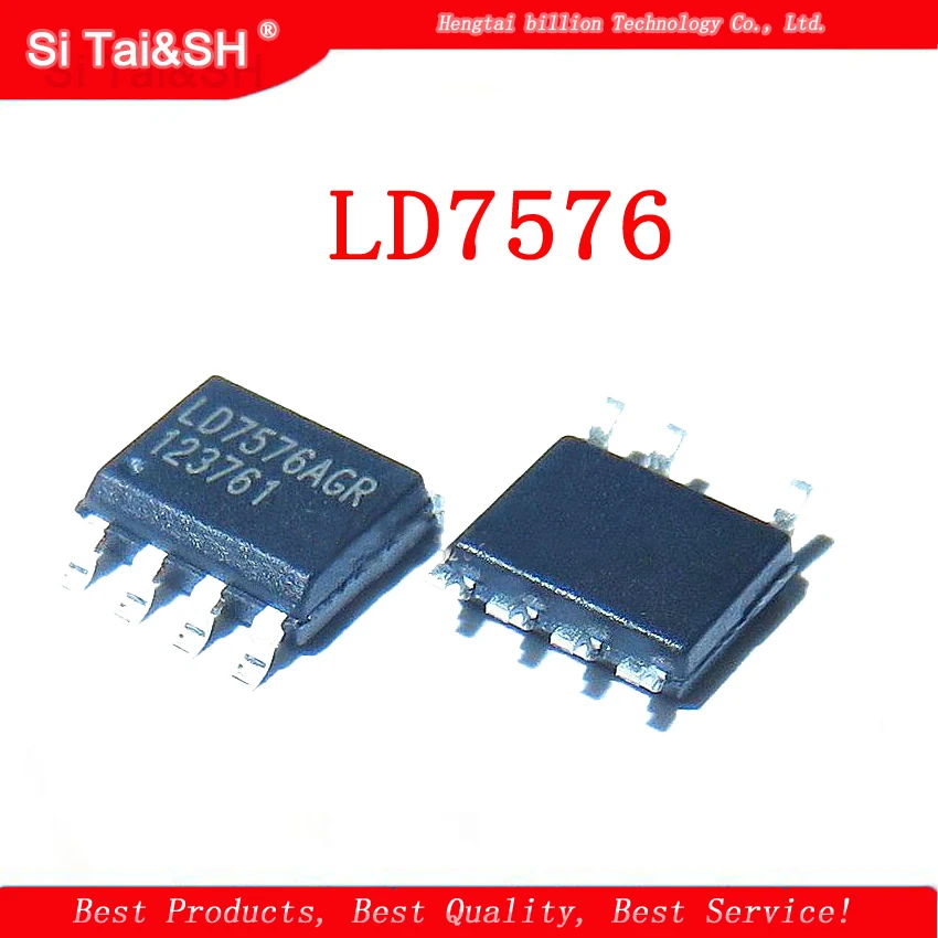 10 шт. LD7576 LD7576PS LD7576GS LD7576AGR LCD SOP-7 новый чип управления электропитанием | Электронные
