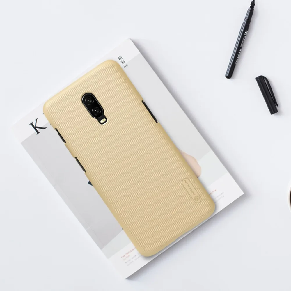 Чехол для Oneplus 6T One plus 6 T матовый чехол NILLKIN задней панели из ПК 6t A6013 1 + и держатель