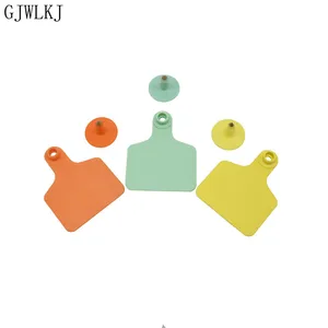 20 шт.комплект, высококачественные Ушные бирки из ТПУ для крупного рогатого скота и медные сережки без косточек, идентификационные карточки для животных на ферме