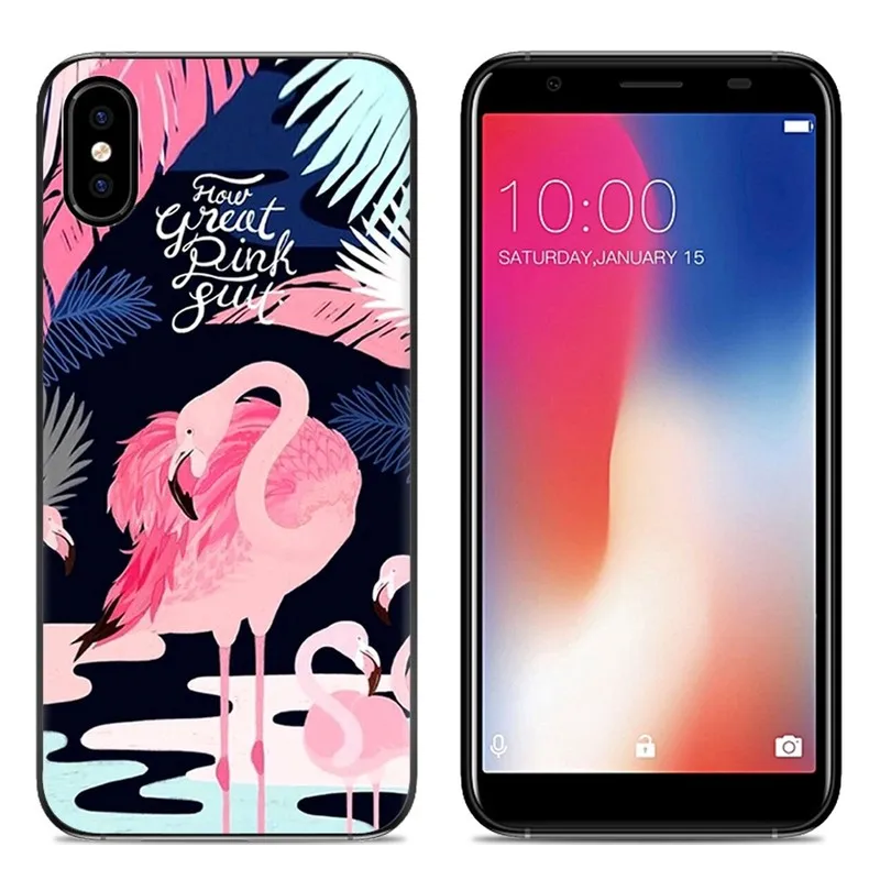 Missbuy милый мультфильм животных шаблон телефона Чехлы Для Doogee X55 случае Мрамор