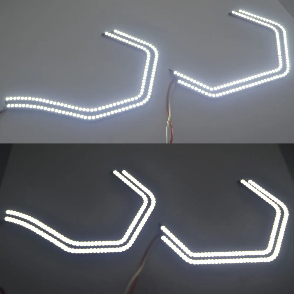 Supter Cool 7000K Xenon White SMD LED M4 Стиль ангельские глазки гало кольца фары для BMW M3 M5 F30