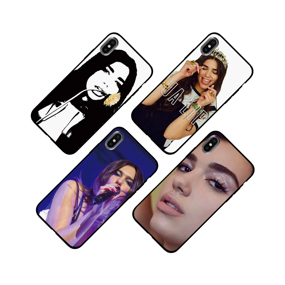 Мягкий ТПУ чехол Dua Lipa для Apple iPhone 6 6S 7 8 Plus 5 5S SE X XS MAX XR силиконовые чехлы | Мобильные