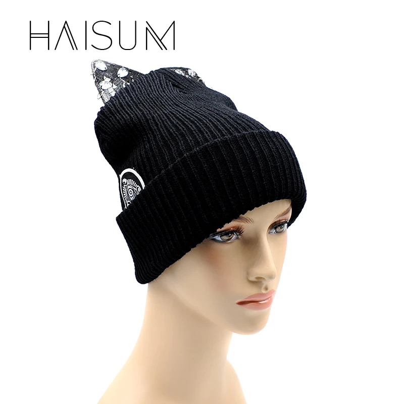2018 прямые продажи настоящая корейская мода Haisum женские зимние теплые вязаные