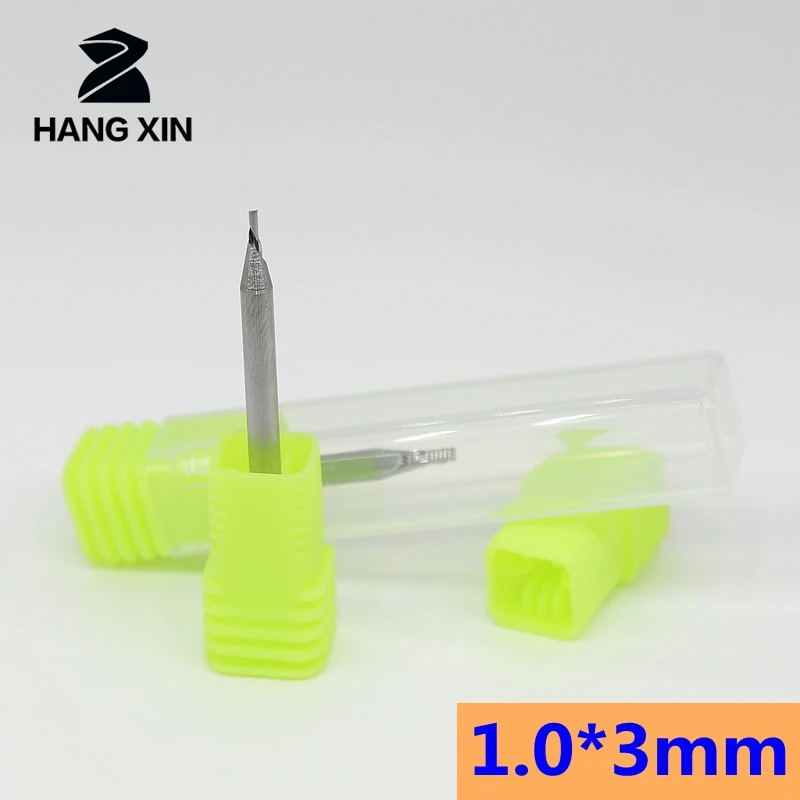 

1.0mm 2.0mm 2PCS Left-handed Single flute blade screw milling cutter CNC tool engraving bits Woodworking engraving tools