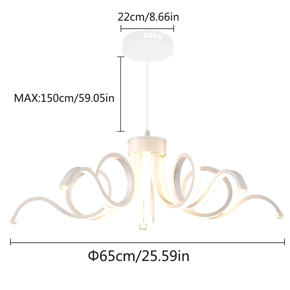 Светодиодная современная люстра новинка светильник для спальни гостиной