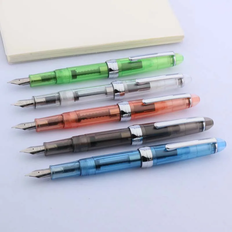 JINHAO 992 пластиковый прозрачный вращающийся зажим Классический стиль M Lorelei авторучка