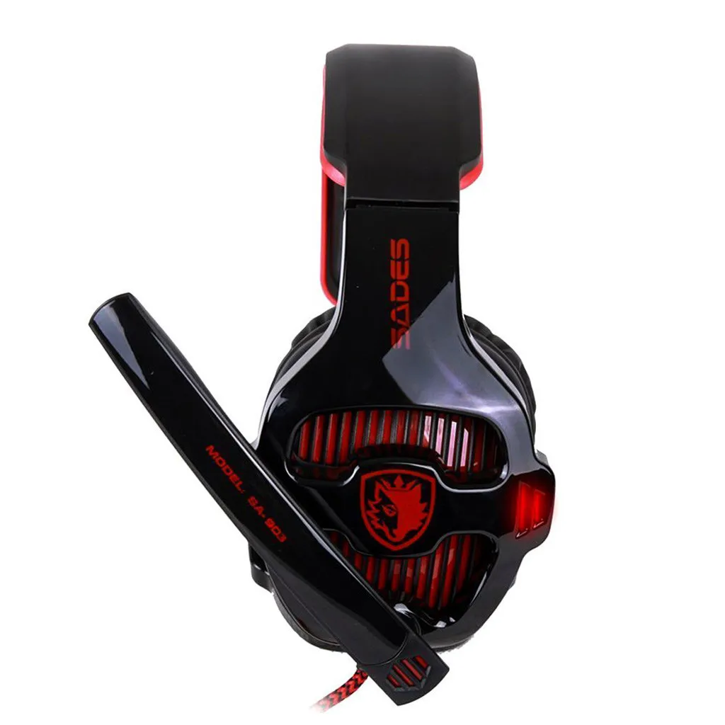 Горячие SADES SA-903 Игровые наушники гарнитура 7,1 Звуковая карта Компьютерная гарнитура с почтой fone de ouvido