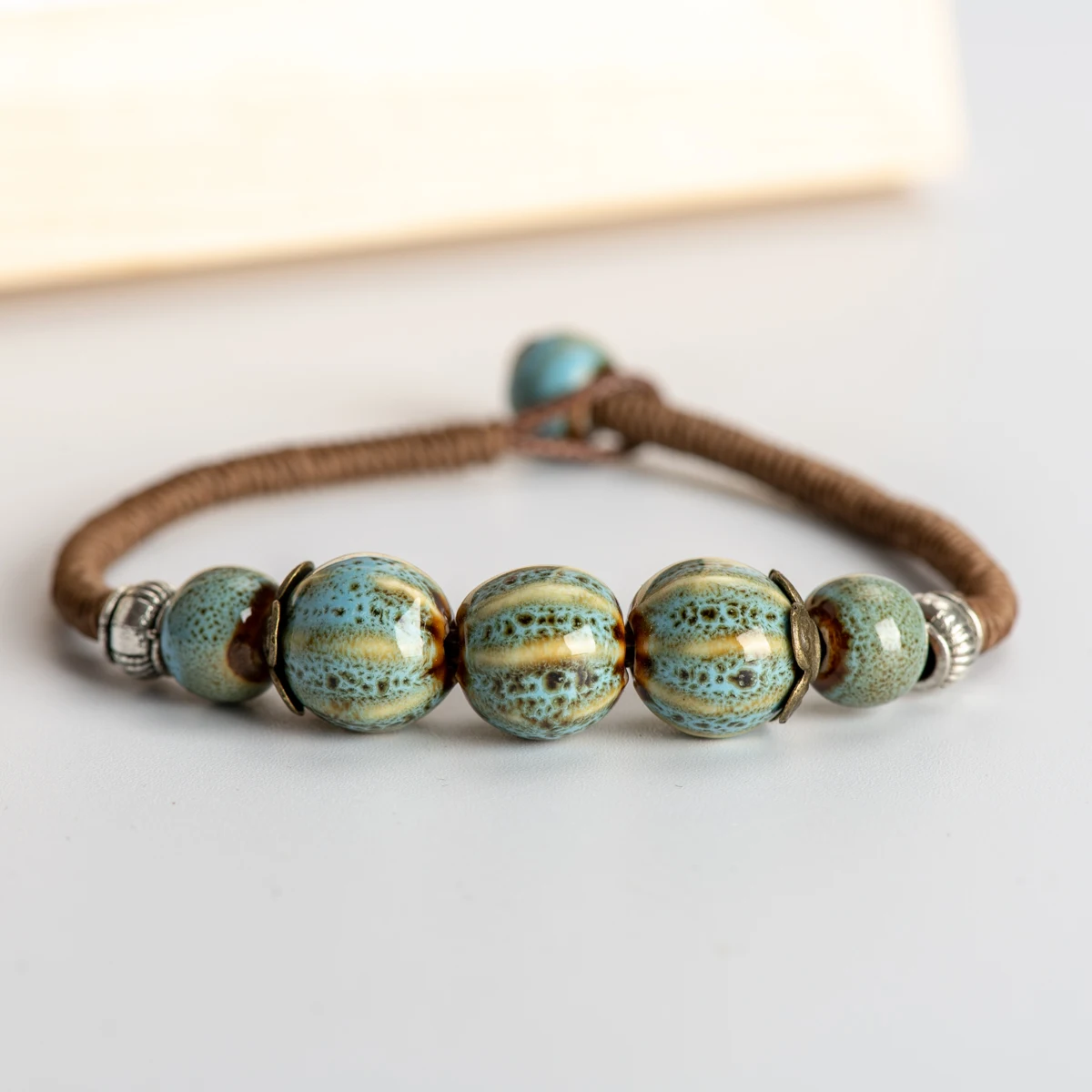 DIY Boho керамические браслеты ручной работы браслет Boho керамические украшения для женщин Прямая поставка# HY268