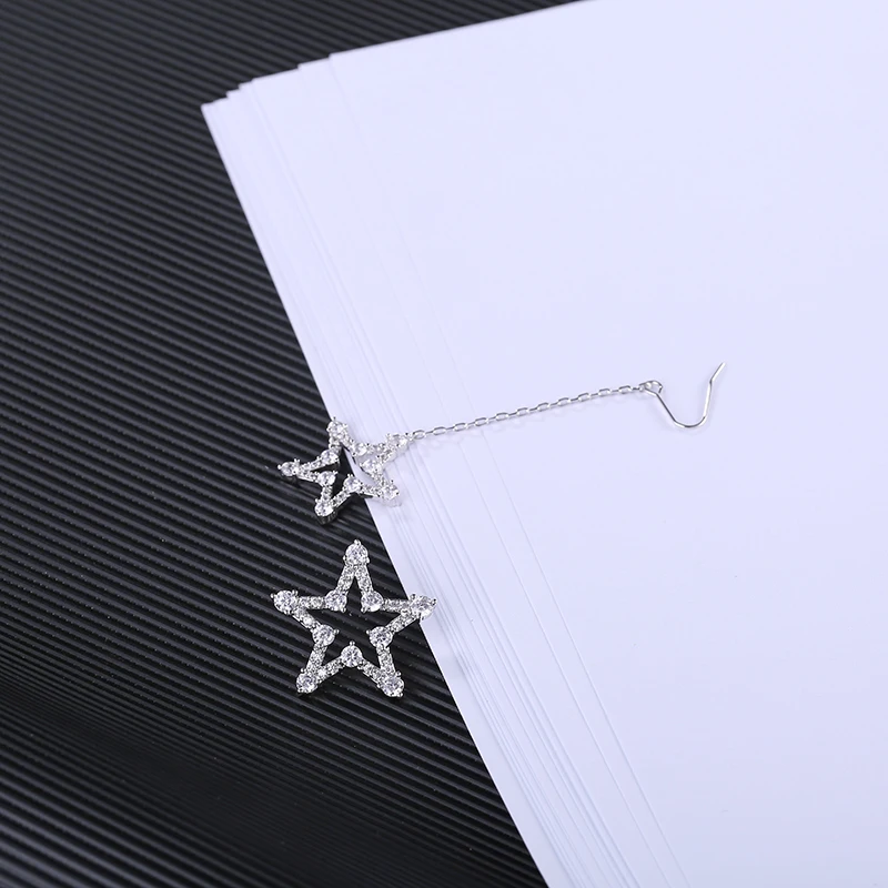 Новые длинные женские серьги GAOLA с прозрачными звеньями из кубического циркония