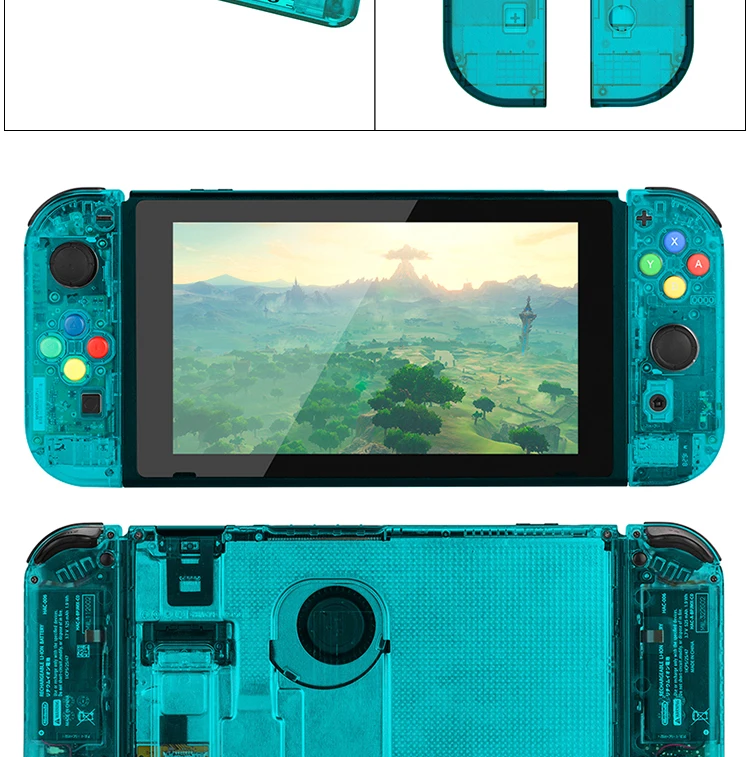 DIY Корпус Замена Прозрачный для joycon Joy-con консоли переключателя L R контроллер запчасти для ремонта