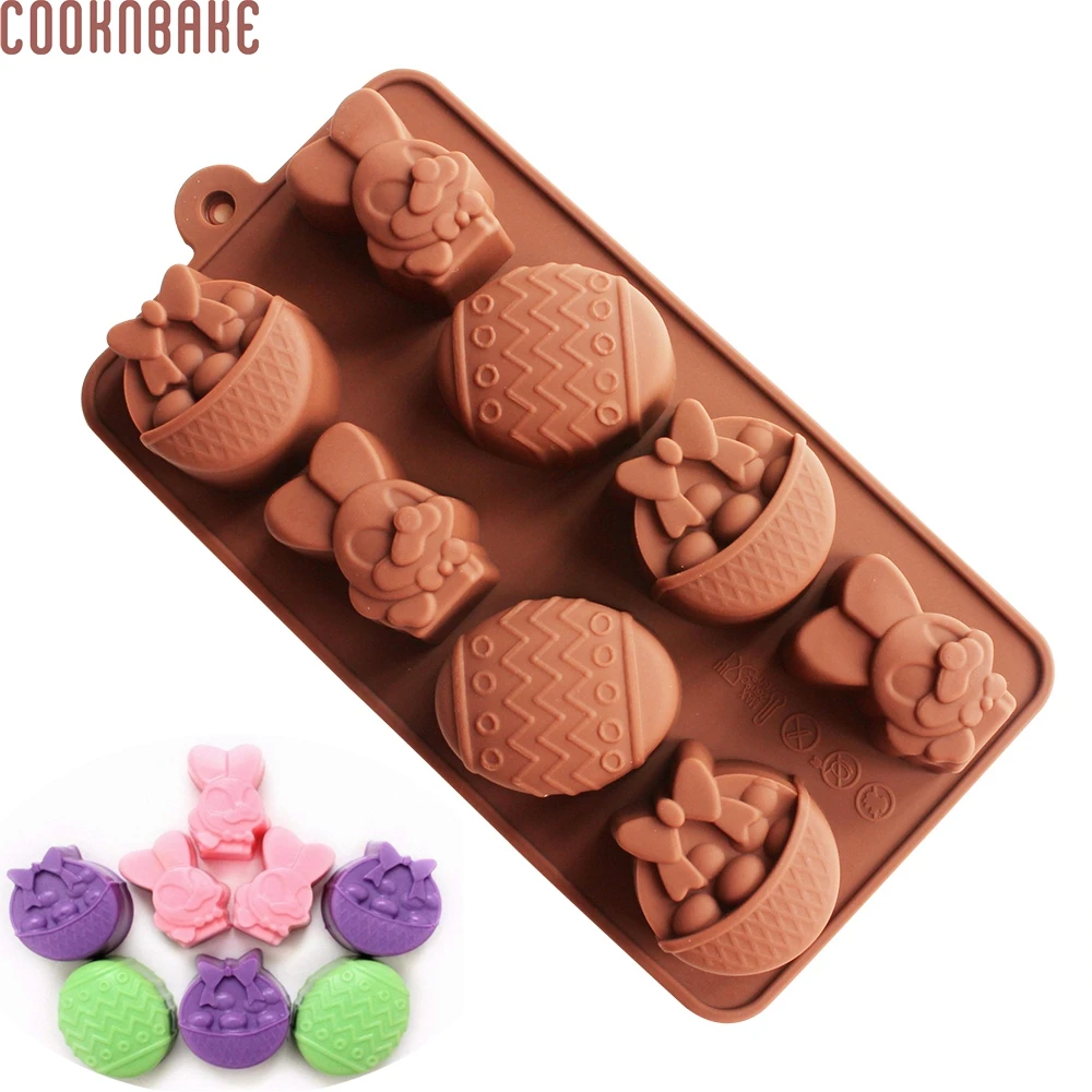 COOKNBAKE силиконовая форма сделай сам для шоколада льда желе пудинга пасхальных яиц