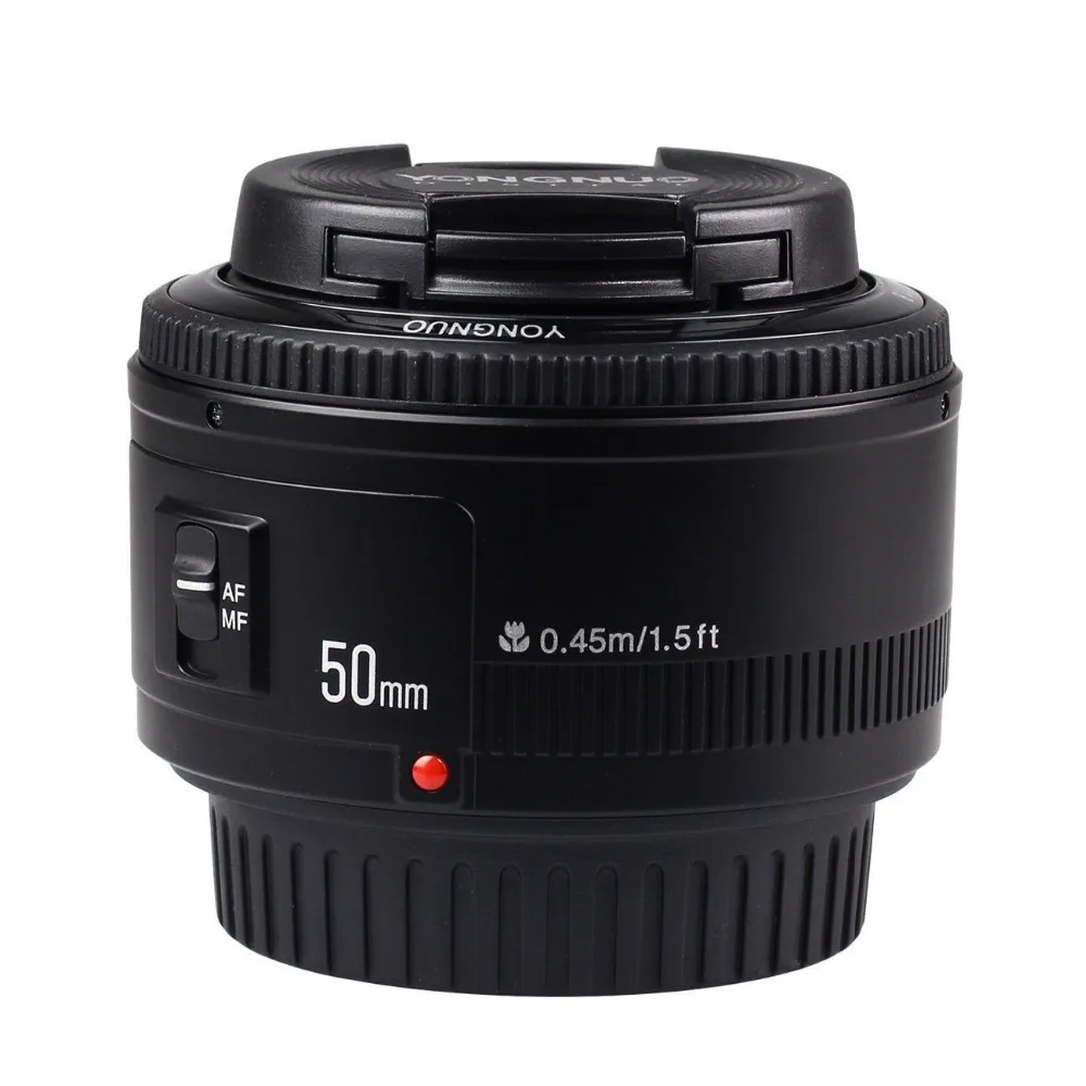 Ulanzi Yongnuo YN50mm F1.8 AF объектив MF YN 50 мм Автофокус Объектив для Canon EOS DSLR камер 60D 70D 5D2 5D3
