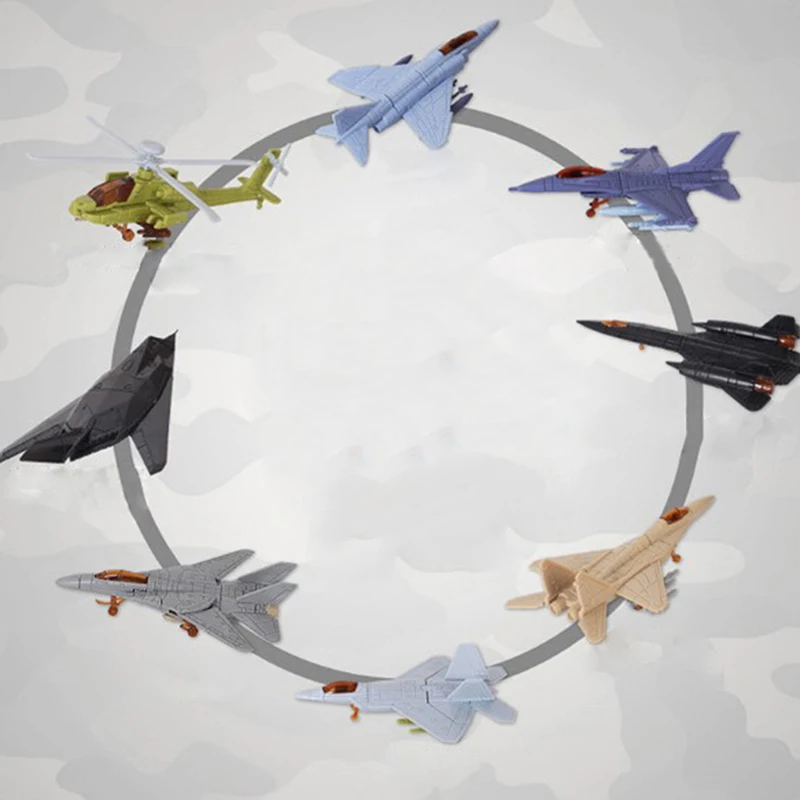 1 шт. наборы строительных инструментов Flanker боевой самолет литье под давлением 10 12