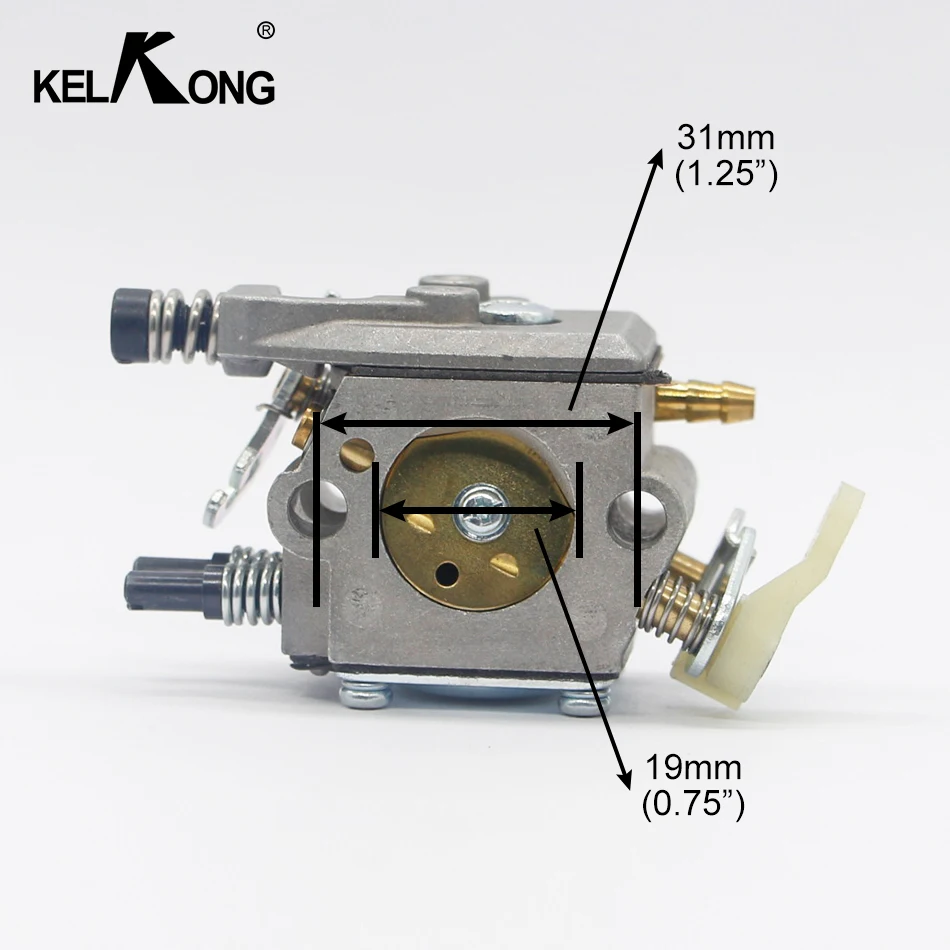 Карбюратор KELKONG подходит для Husqvarna 51 55 50 заменяет WT 170 223 C15 бензопила 503281504 Carby